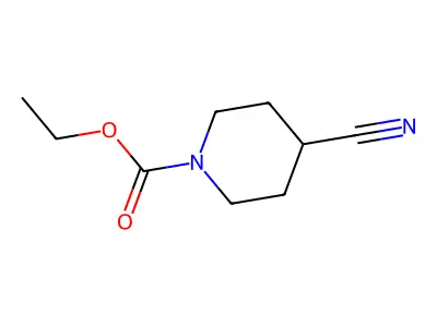 Ethyl 4-cyanopiperidine-1-carboxylate structure