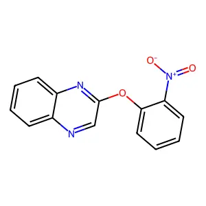 2-(2-Nitrophenoxy)quinoxaline structure