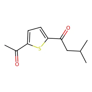 1-(5-Acetyl-2-thienyl)-3-methyl-1-butanone structure