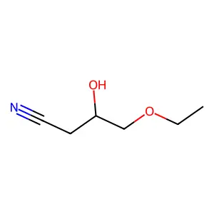 4-Ethoxy-3-hydroxybutanenitrile structure