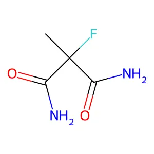 2-Fluoro-2-methylmalonamide structure