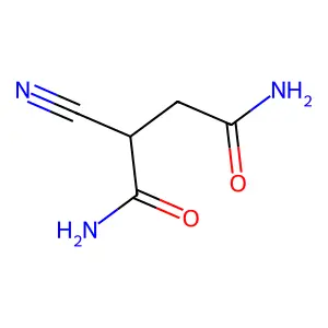 Methyl p-aziridin-1-yl-n,n-bis(2-chloroethyl)phosphonamidate structure