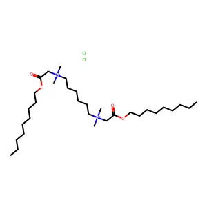 Ammonium, hexamethylenebis((carboxymethyl)dimethyl-, dichloride, dinonyl ester structure