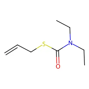 S-Allyl diethylthiocarbamate structure