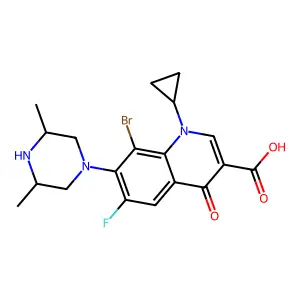 Quinolone der. structure