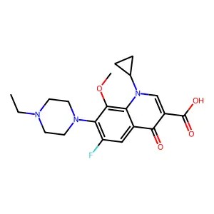 Quinolone der. structure