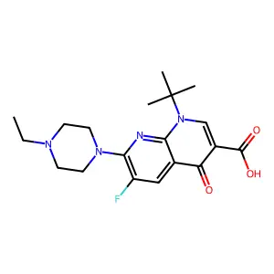 Quinolone der. structure