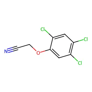 2-(2,4,5-Trichlorophenoxy)acetonitrile structure