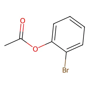 o-Bromophenyl acetate structure