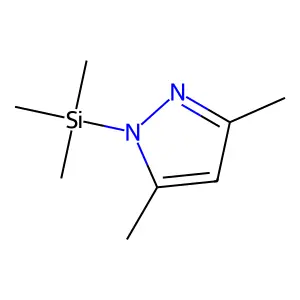 1H-Pyrazole, 3,5-dimethyl-1-(trimethylsilyl)- structure