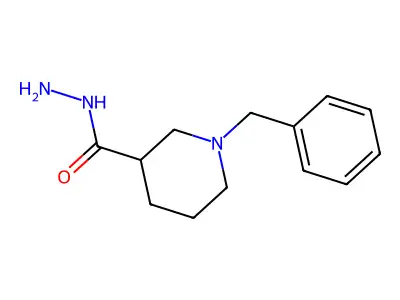 1-Benzylpiperidine-3-carbohydrazide structure