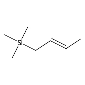 Silane, 2-butenyltrimethyl- structure