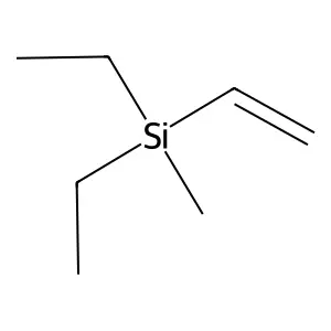 Diethylmethylvinylsilane structure