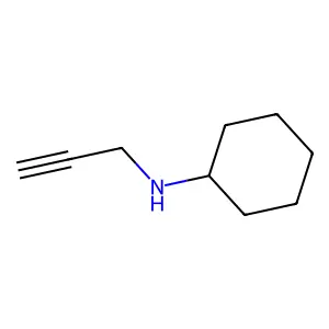 N-(prop-2-yn-1-yl)cyclohexanamine structure