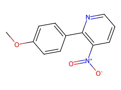 2-(4-Methoxyphenyl)-3-nitropyridine structure