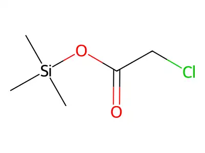 Trimethylsilyl chloroacetate structure