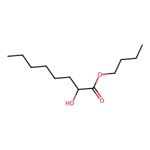 Butyl 2-hydroxyoctanoate structure
