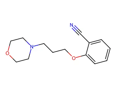 Benzonitrile, 2-[3-(4-morpholinyl)propoxy]- structure
