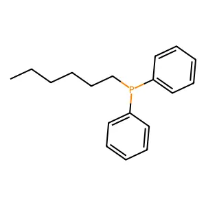 Hexyldiphenylphosphine structure
