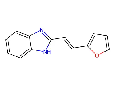 2-(2-(Furan-2-yl)vinyl)-1h-benzo[d]imidazole structure