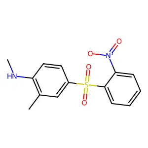 4-(2-Nitrophenylsulfonyl)-N,2-dimethylaniline structure