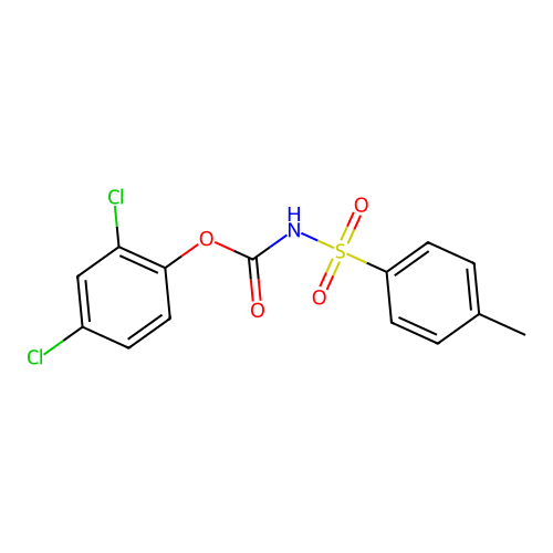 2,4-Dichlorophenyl (4-methylphenyl)sulfonylcarbamate structure