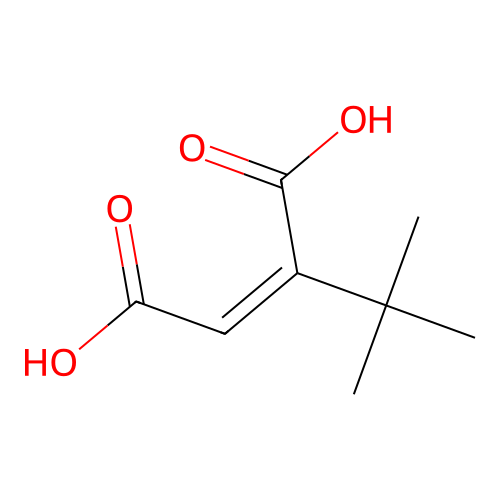 tert-Butyl maleic acid structure