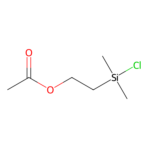 2-(Chlorodimethylsilyl)ethyl acetate structure