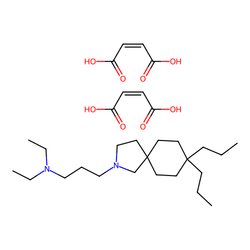 Atiprimod Dimaleate structure