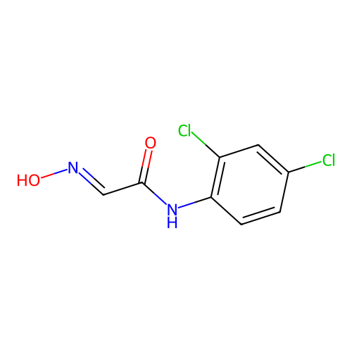 N-(2,4-dichlorophenyl)-2-hydroxyiminoacetamide structure