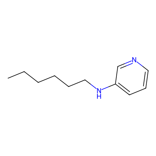 N-Hexyl-3-pyridinamine structure