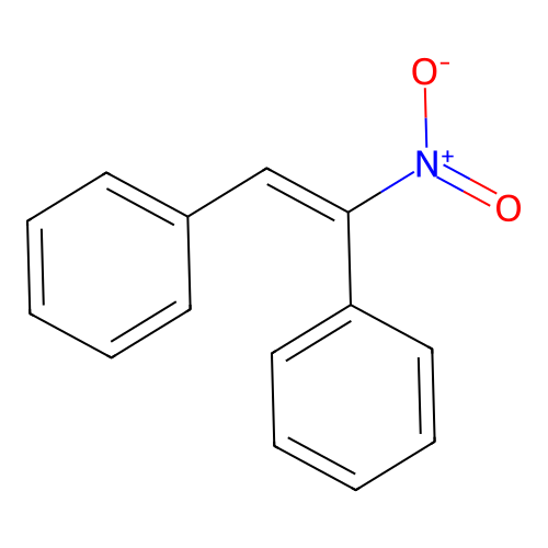 Stilbene, alpha-nitro- structure