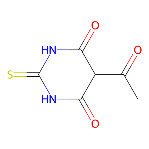 5-Acetyl-2-thioxo-dihydro-pyrimidine-4,6-dione structure