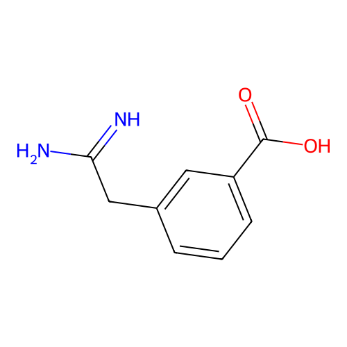 3-Carbamimidoylmethyl-benzoic acid structure