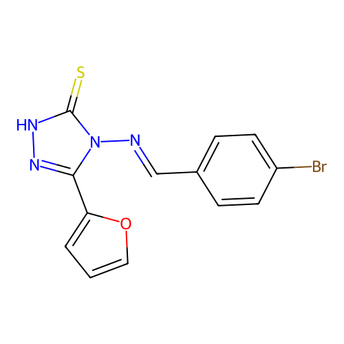 C13H9BrN4OS structure