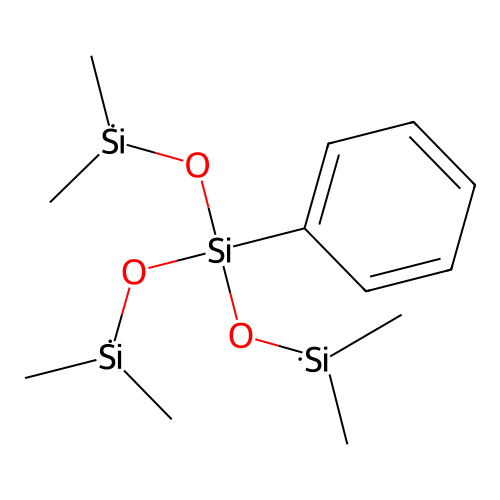 Phenyltris(dimethylsiloxy)silane structure