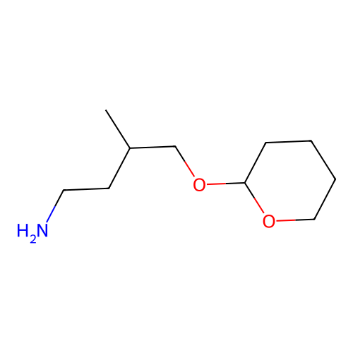 3-Methyl-4-(oxan-2-yloxy)butan-1-amine structure
