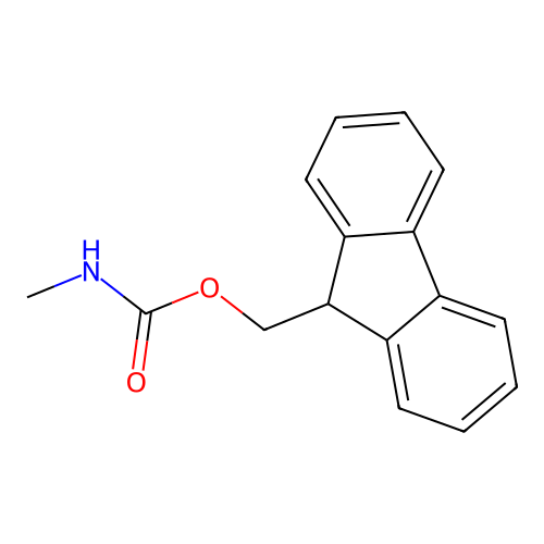 (9H-fluoren-9-yl)methyl methylcarbamate structure