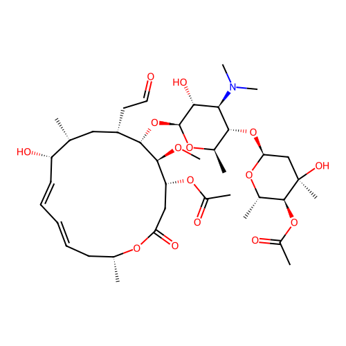 Leucomycin A8 structure