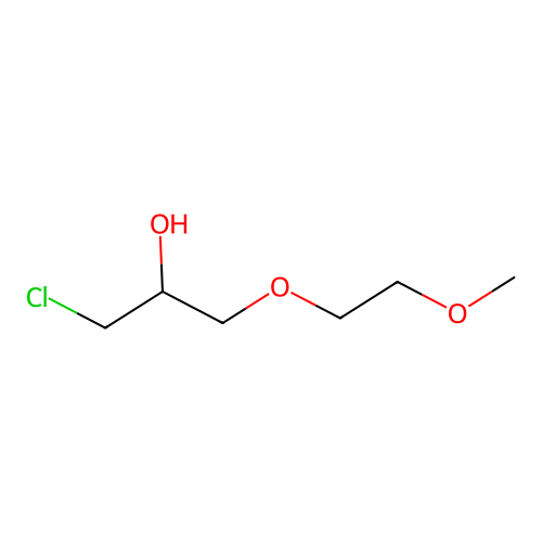 1-Chloro-3-(2-methoxyethoxy)propan-2-ol structure