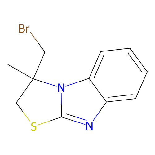 3-(Bromomethyl)-3-methyl-2,3-dihydro[1,3]thiazolo[3,2-a]benzimidazole structure