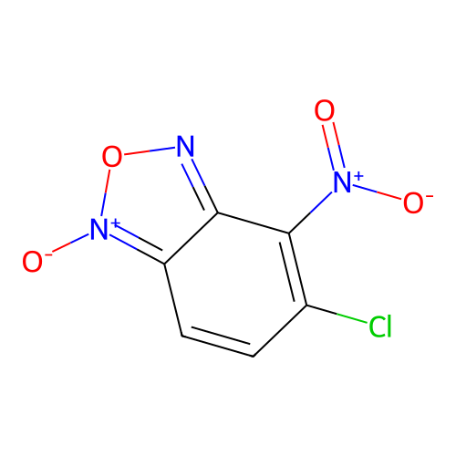 Chloronitrobenzofuroxane structure