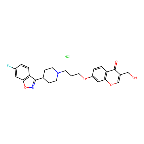 Abaperidone hydrochloride structure