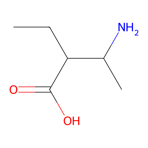 3-Amino-2-ethylbutanoic acid structure