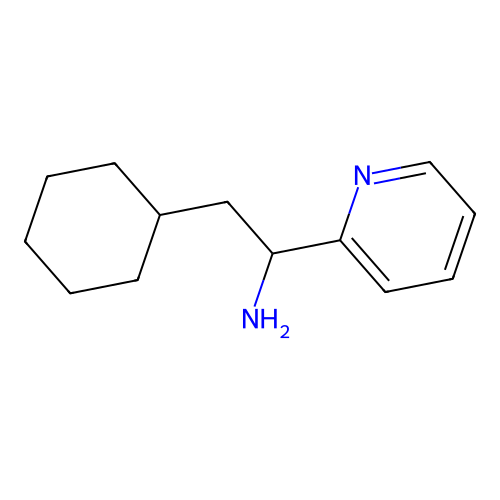 2-Cyclohexyl-1-(pyridin-2-YL)ethanamine structure