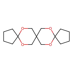 6,10,16,19-Tetraoxatrispiro(4.2.2.4.2.2)nonadecane structure