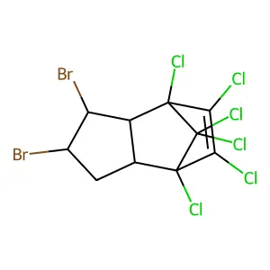 二溴氯丹 structure
