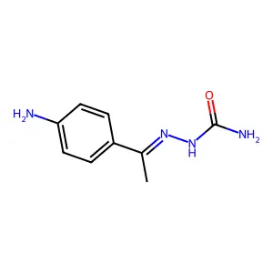 [1-(4-Aminophenyl)ethylideneamino]urea structure