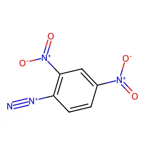 Benzenediazonium, 2,4-dinitro- structure