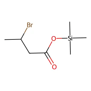 Trimethylsilyl 3-bromobutanoate structure